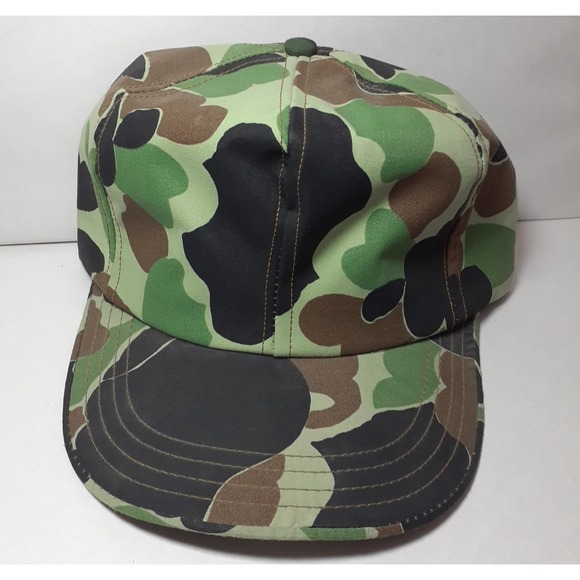 Gore-Tex Camo Trucker Hat Snapback Adjustable 90's Vintage - Picture 1 of 11